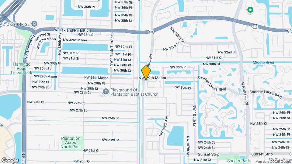 2987 NW 110th Ave Map and Location Details