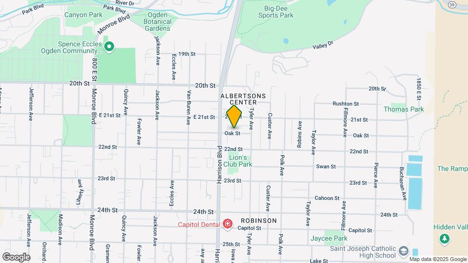1238 Oak St Mapa y Detalles de la Ubicación