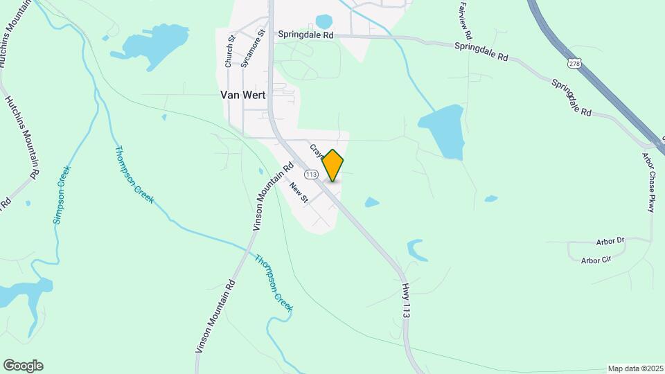 709 Atlanta Hwy Map and Location Details