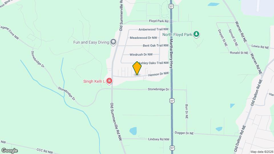 151 Hennon Dr NW Map and Location Details