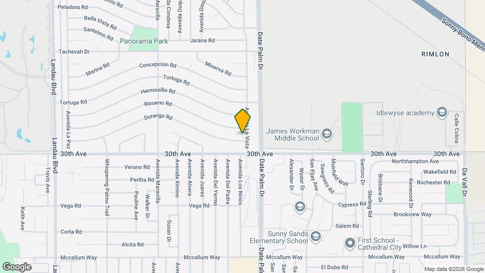 68954 Durango Rd Map and Location Details