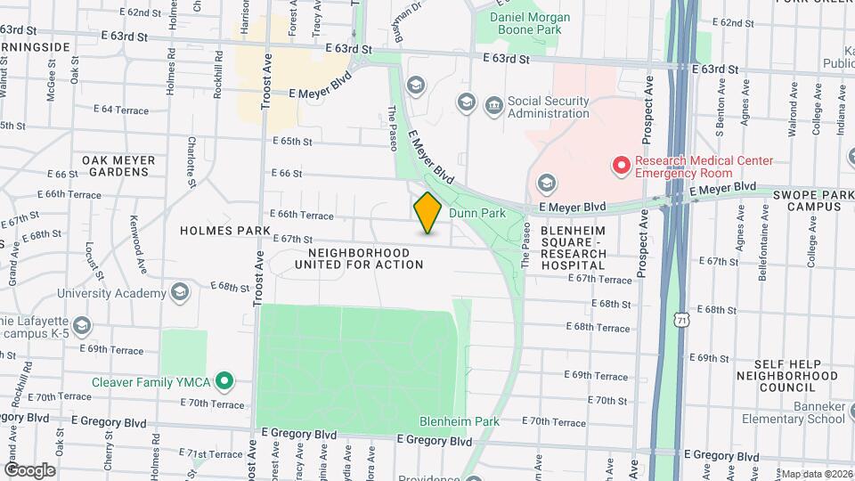 1708 E 67th St Map and Location Details