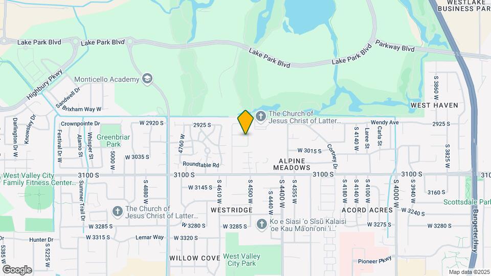 4525 W Lake Breeze Ln Mapa y Detalles de la Ubicación