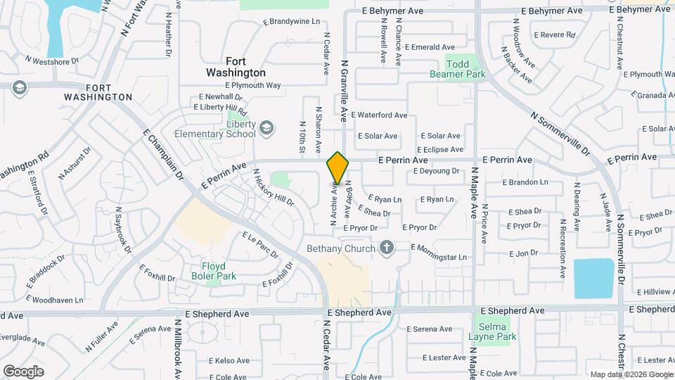 9388 N Archie Ave Map and Location Details