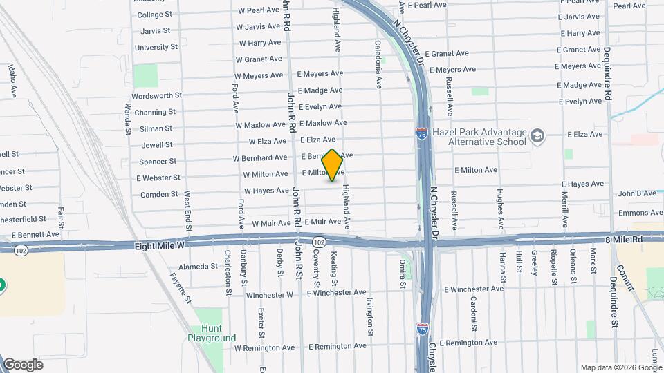 407 E Hayes Ave Map and Location Details