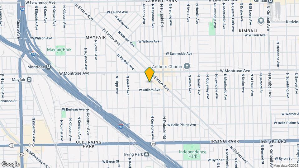 4314 N Keystone Ave-Unit -4314.5 N. Keystone #3C Map and Location Details