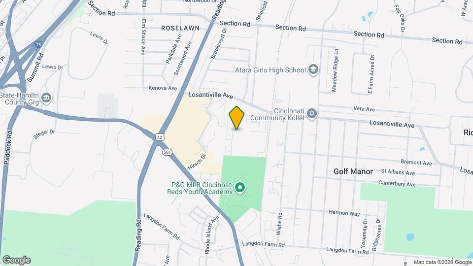 7114 Eastlawn Dr Map and Location Details