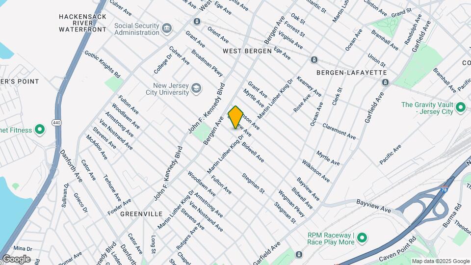 206 Bidwell Ave Map and Location Details