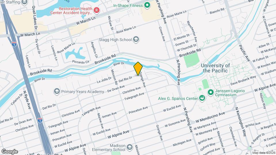 1724 Del Rio Dr Map and Location Details