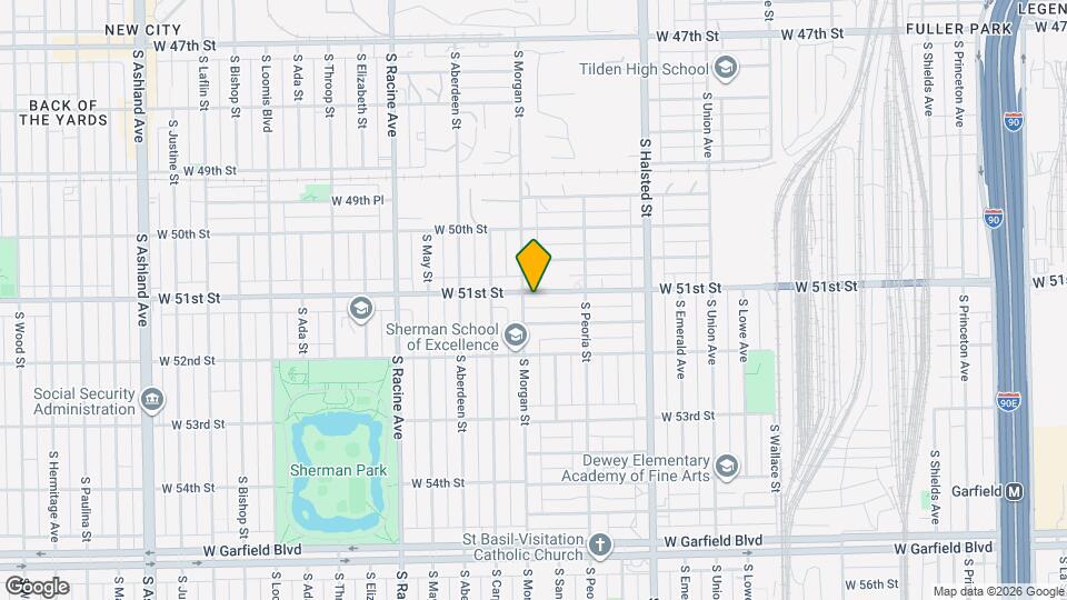 951 W 51st St, Unit 1 Mapa y Detalles de la Ubicación