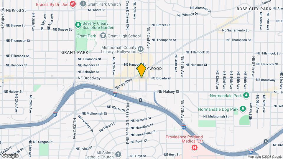 1634 NE 41st Ave Map and Location Details