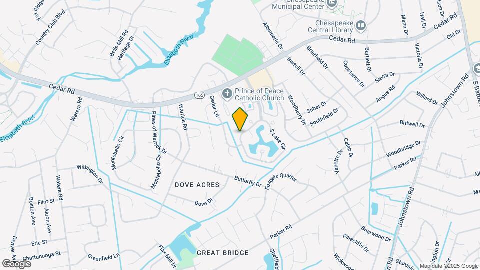 904 S Lake Cir Map and Location Details