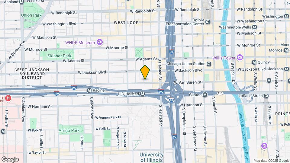 331 S Peoria St Map and Location Details