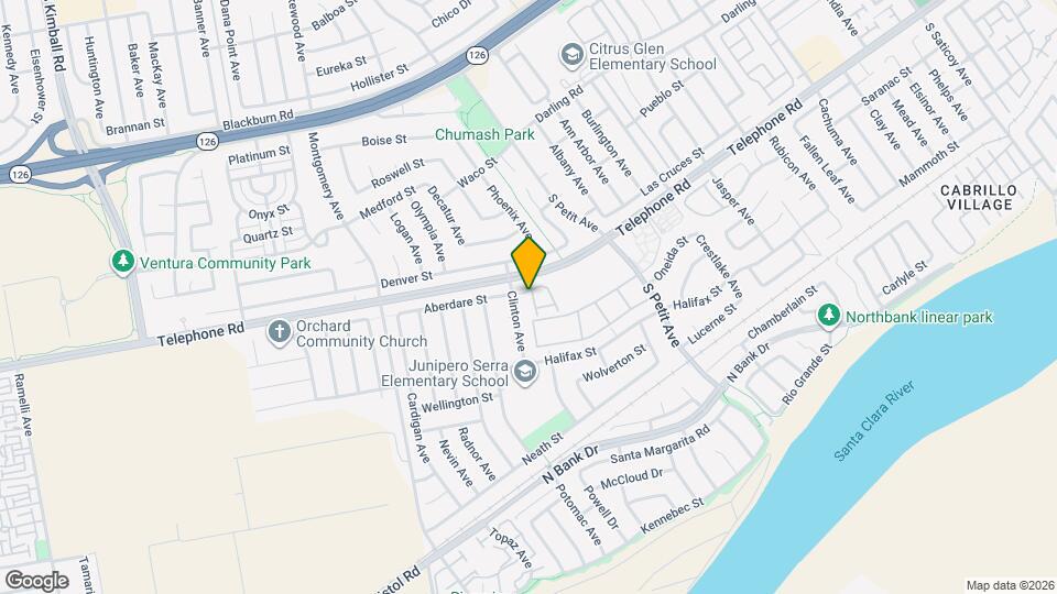 1205 Chelan Ln Map and Location Details