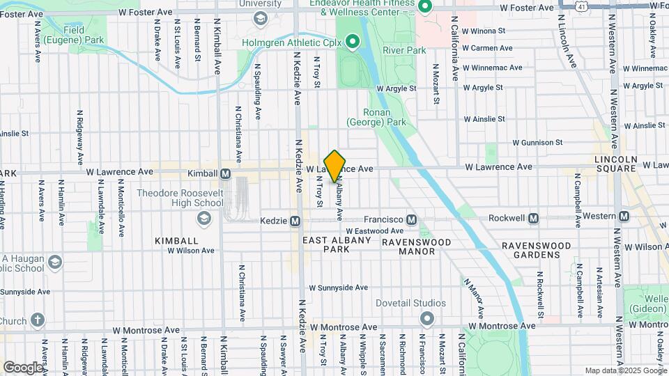 4730 N Albany Ave Map and Location Details