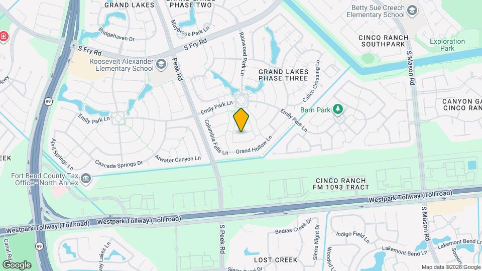 21707 Balsam Brook Ln Map and Location Details