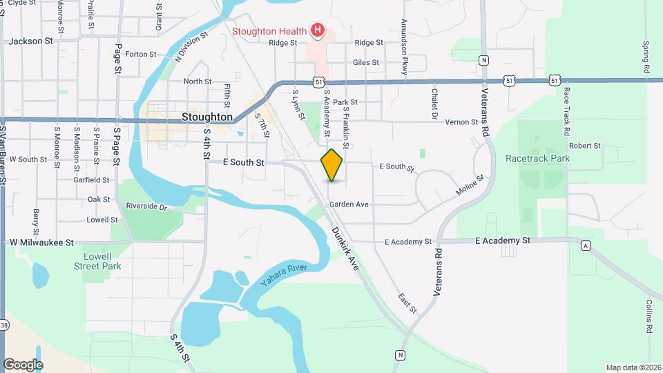 601 South Academy Street, Unit #2 Map and Location Details