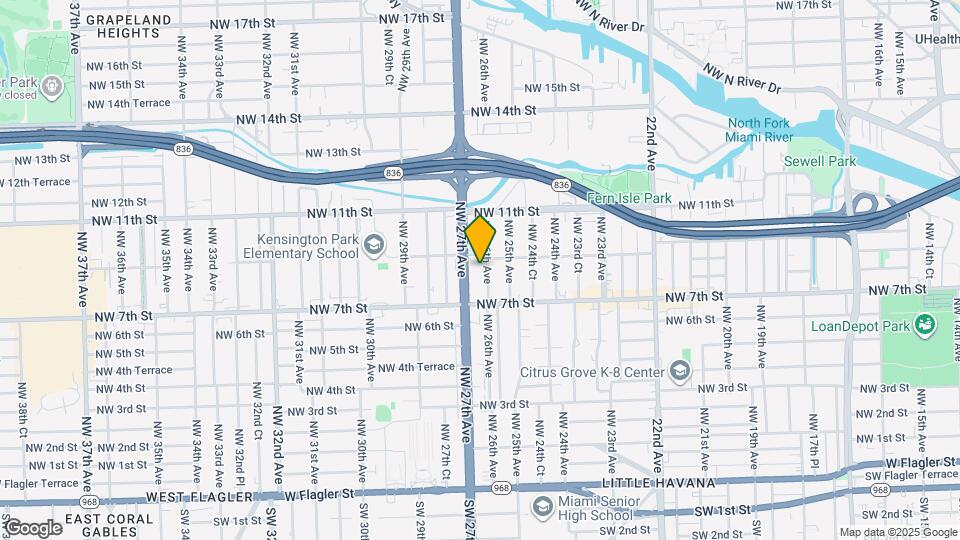 812 NW 26th Ave Map and Location Details