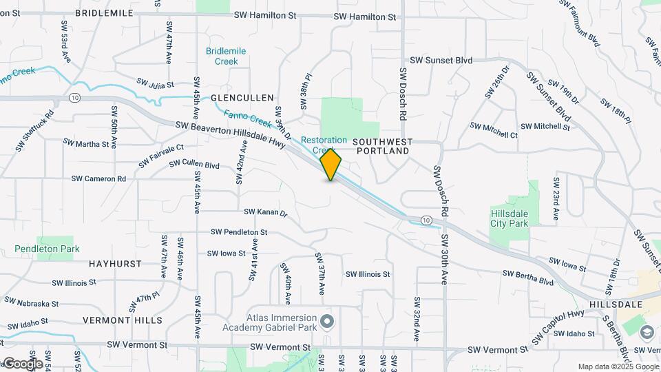 3618 SW Beaverton Hillsdale Hwy Map and Location Details