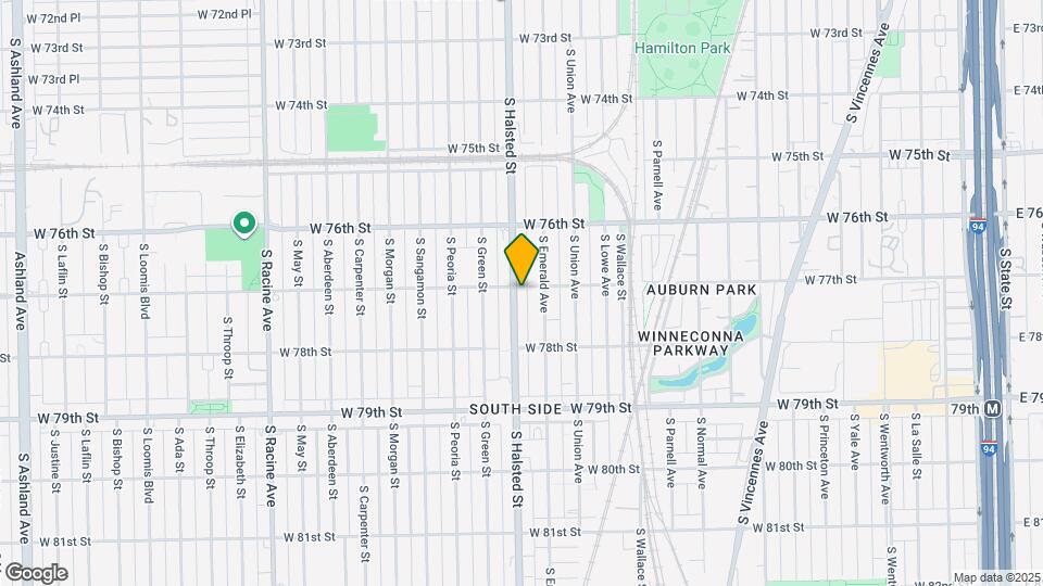 7701 S Halsted St Map and Location Details