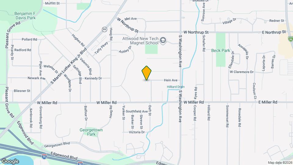 1017 Hein Ave Map and Location Details