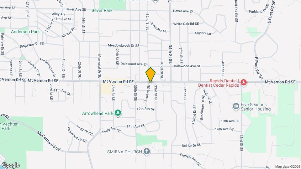 3207 Mt Vernon Rd SE Map and Location Details