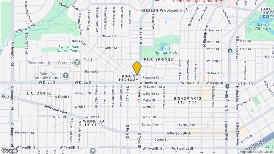 617 N Tyler St Map and Location Details