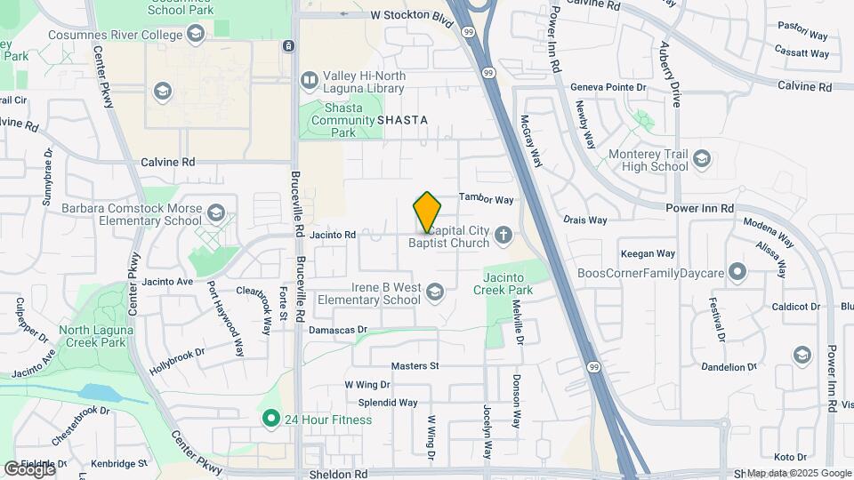 7818 Jacinto Rd Map and Location Details