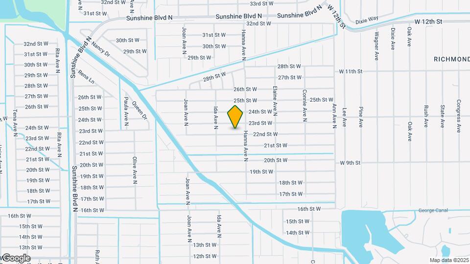 2806 22nd St W Map and Location Details