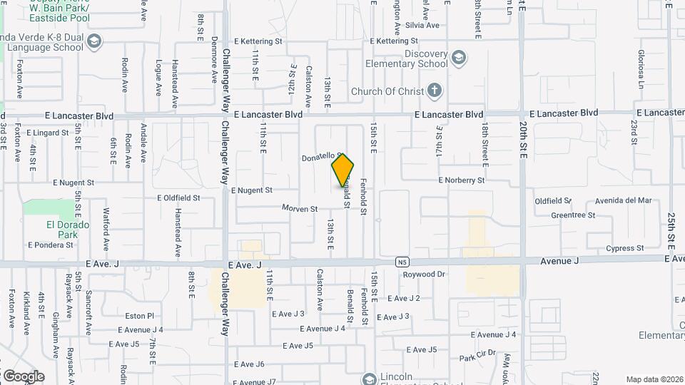 44555 Benald St Map and Location Details