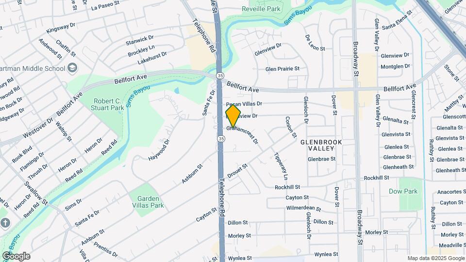 7614 Grahamcrest Dr Map and Location Details