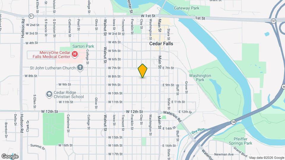 804 Clay St Map and Location Details