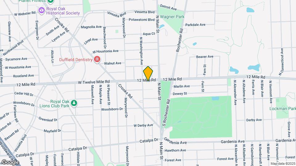 219 W 12 Mile Rd, Unit B Map and Location Details