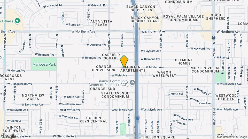 2545 W Morten Ave Map and Location Details