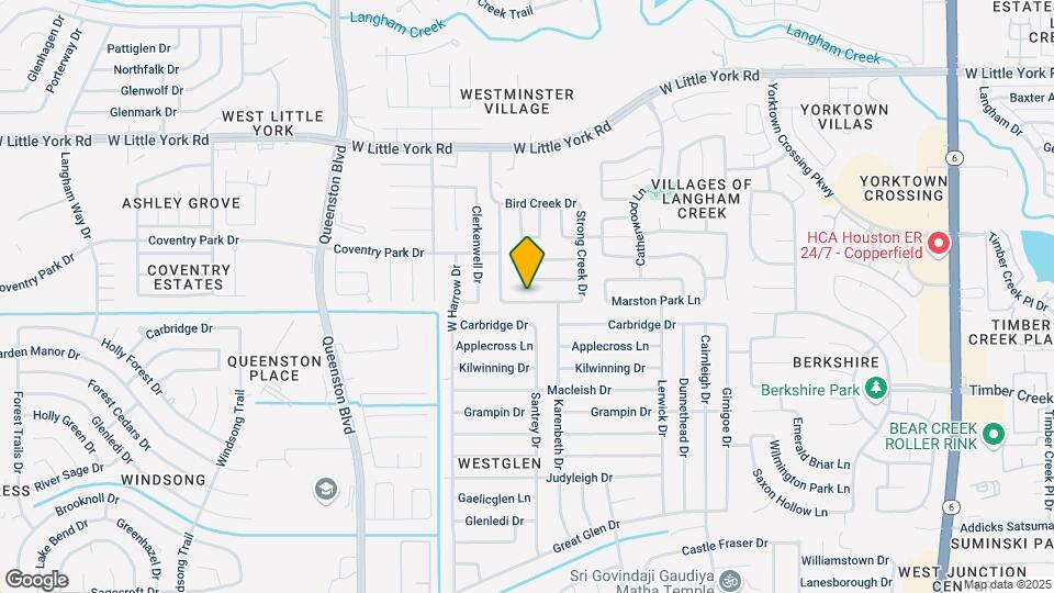 16954 Creek Mountain Dr Map and Location Details