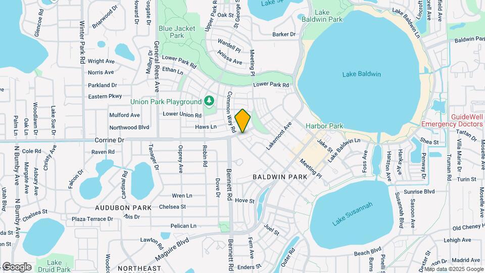 Baldwin Park Condominiums Mapa y Detalles de la Ubicación