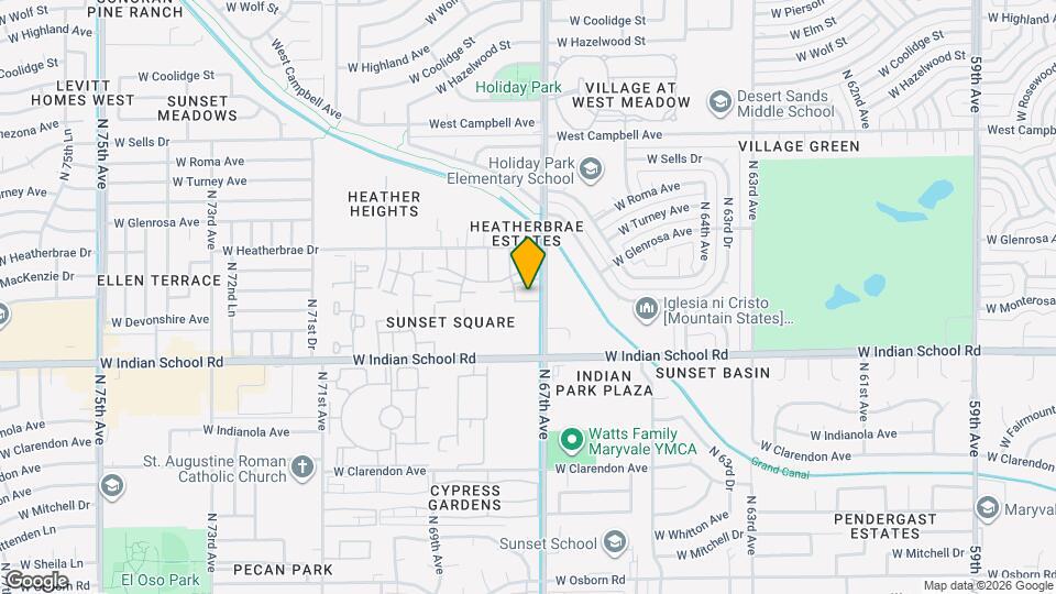 6714 W Monterosa St Map and Location Details