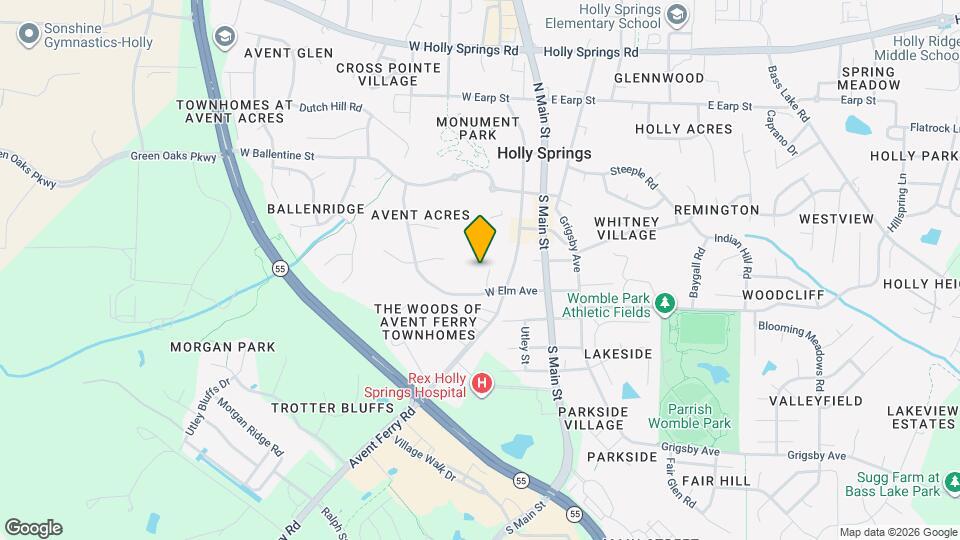 405 Avent Cir Map and Location Details