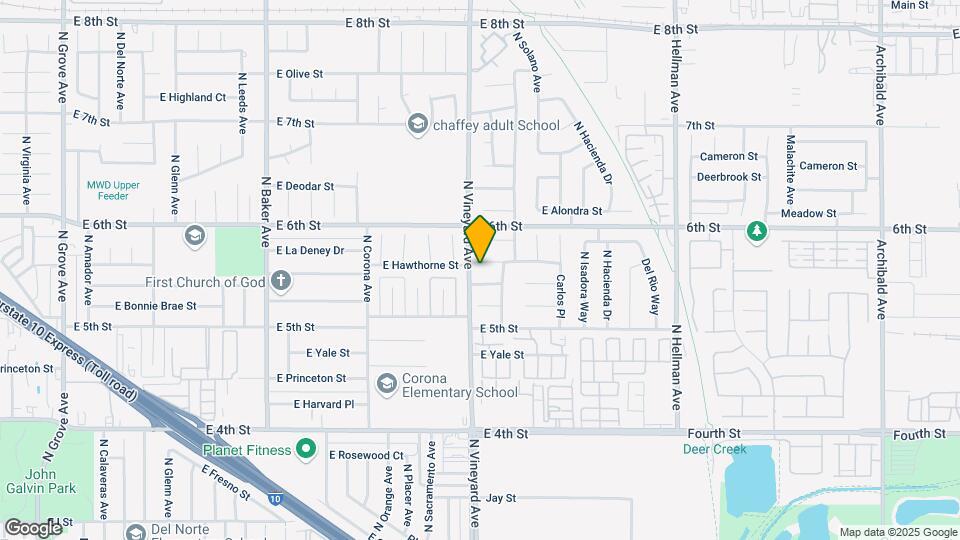 1908 E Hawthorne Ct Map and Location Details