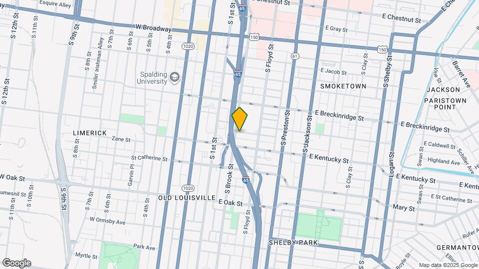 951 S Brook St Map and Location Details