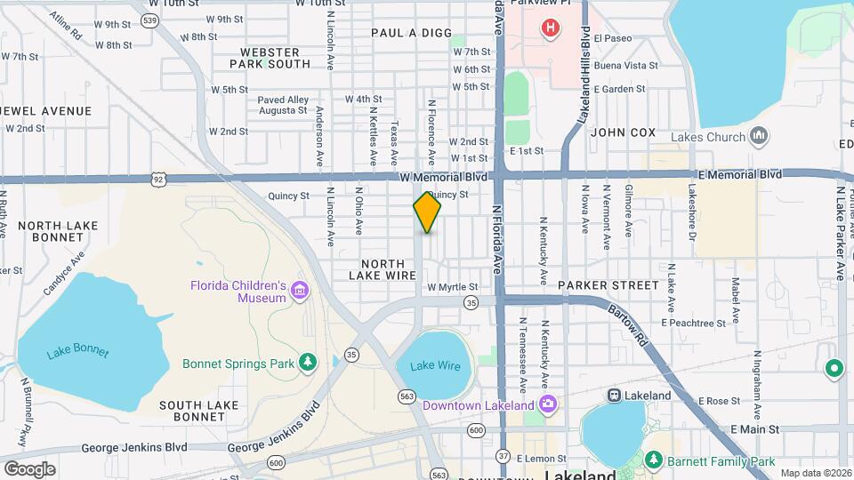 824 N Florence Ave Map and Location Details