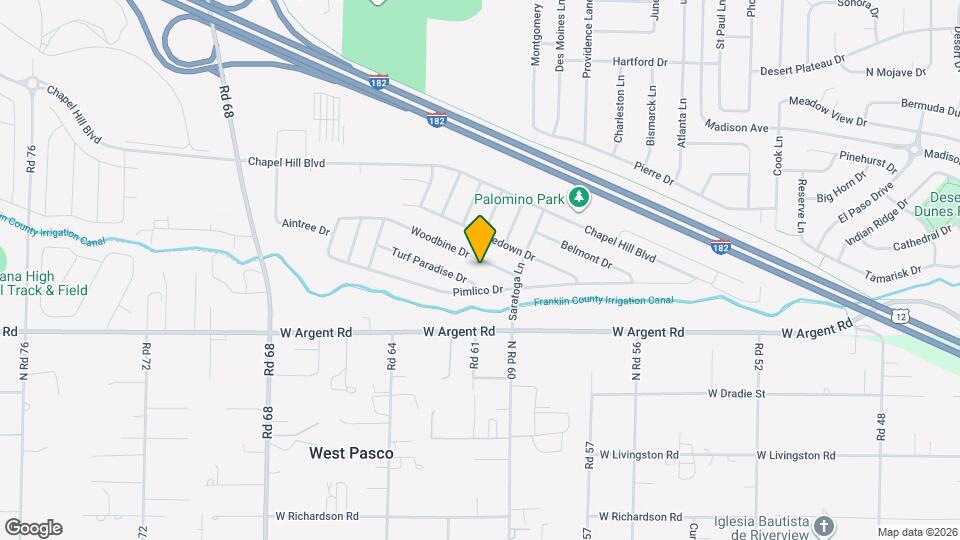 6104 Woodbine Dr Map and Location Details