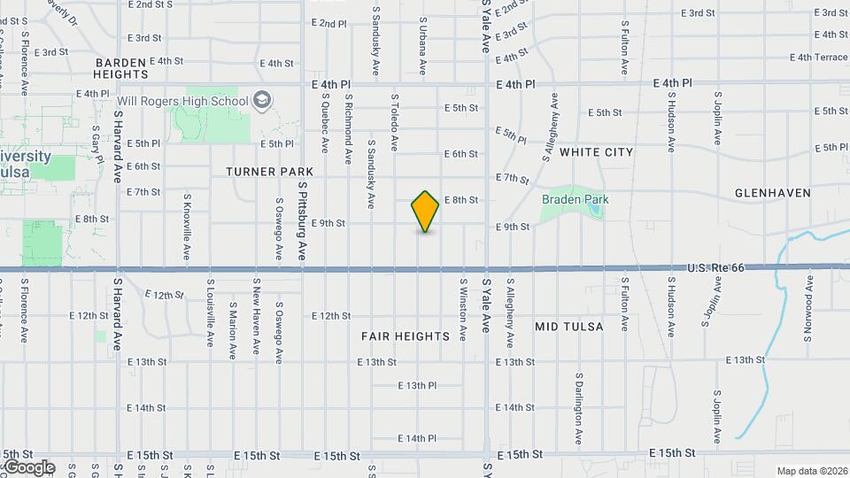 917 S Urbana Ave Map and Location Details