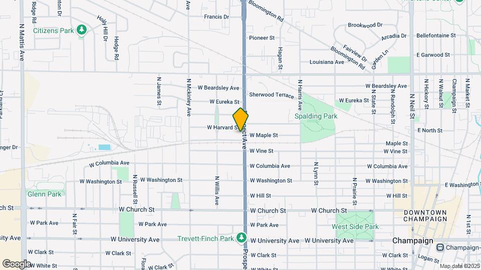 803 N Prospect Ave Mapa y Detalles de la Ubicación