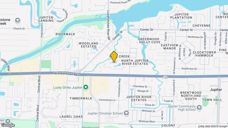 110 N Delaware Blvd Map and Location Details