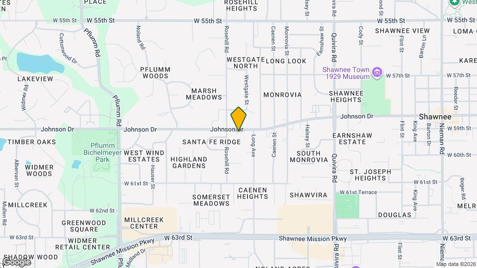 12605 Johnson Dr Map and Location Details