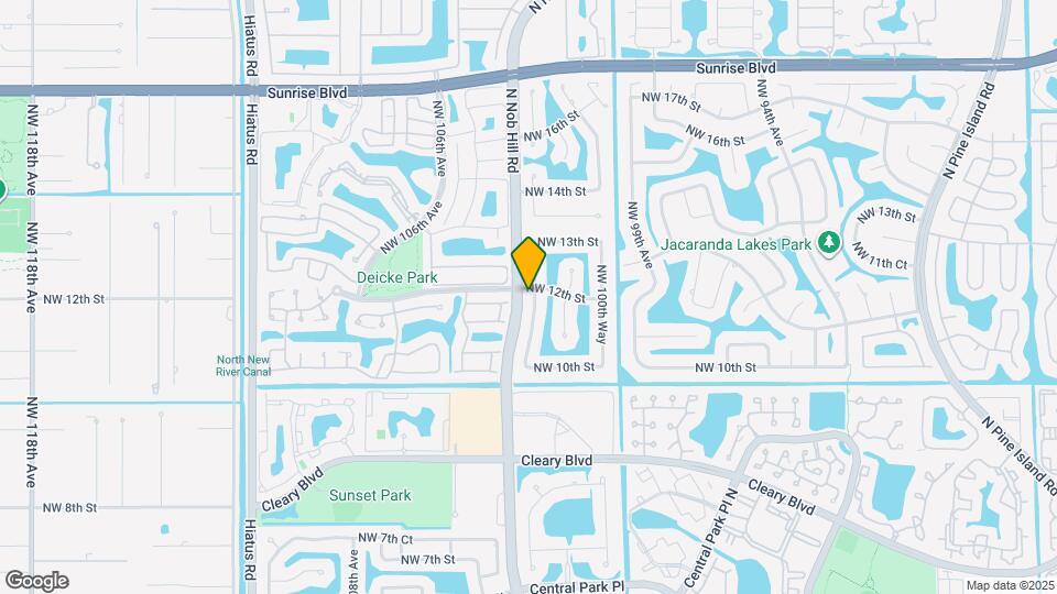 1191 NW 101st Way Map and Location Details