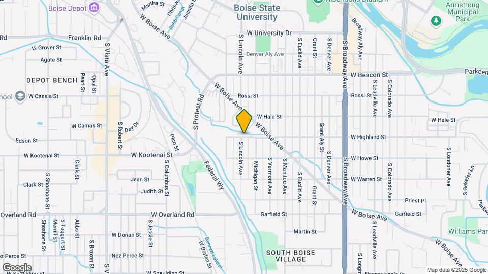 1636 W Highland St Mapa y Detalles de la Ubicación