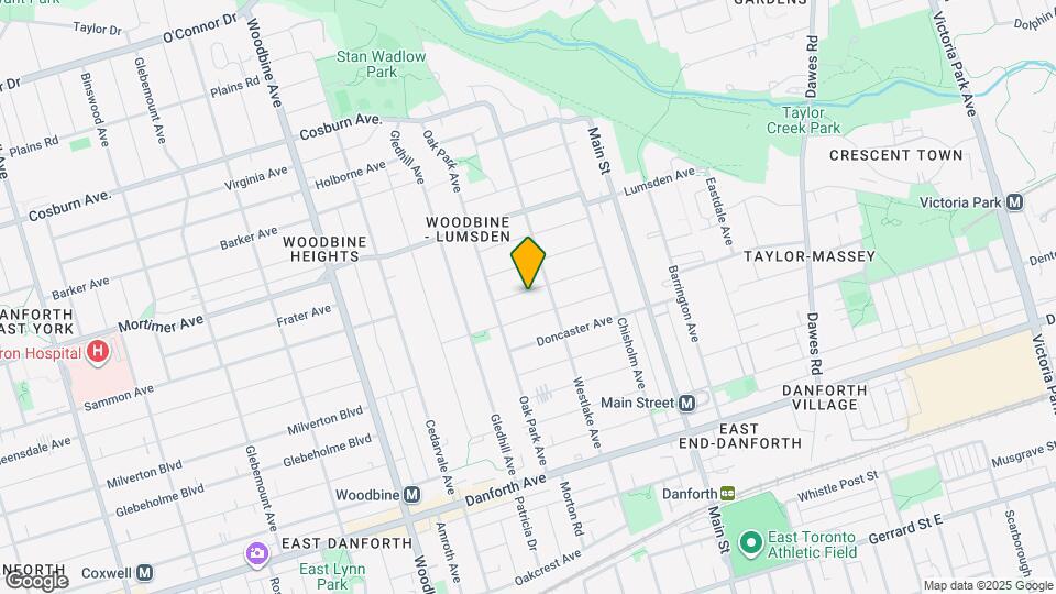 19 Orley Ave Map and Location Details