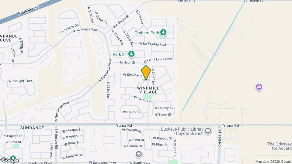 683 S 221st Dr Map and Location Details